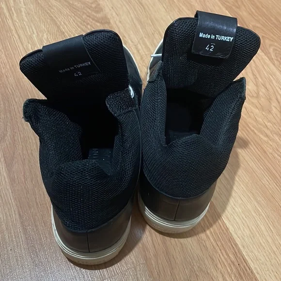 Versace Collection Leather High Tops - Picture 3 of 6